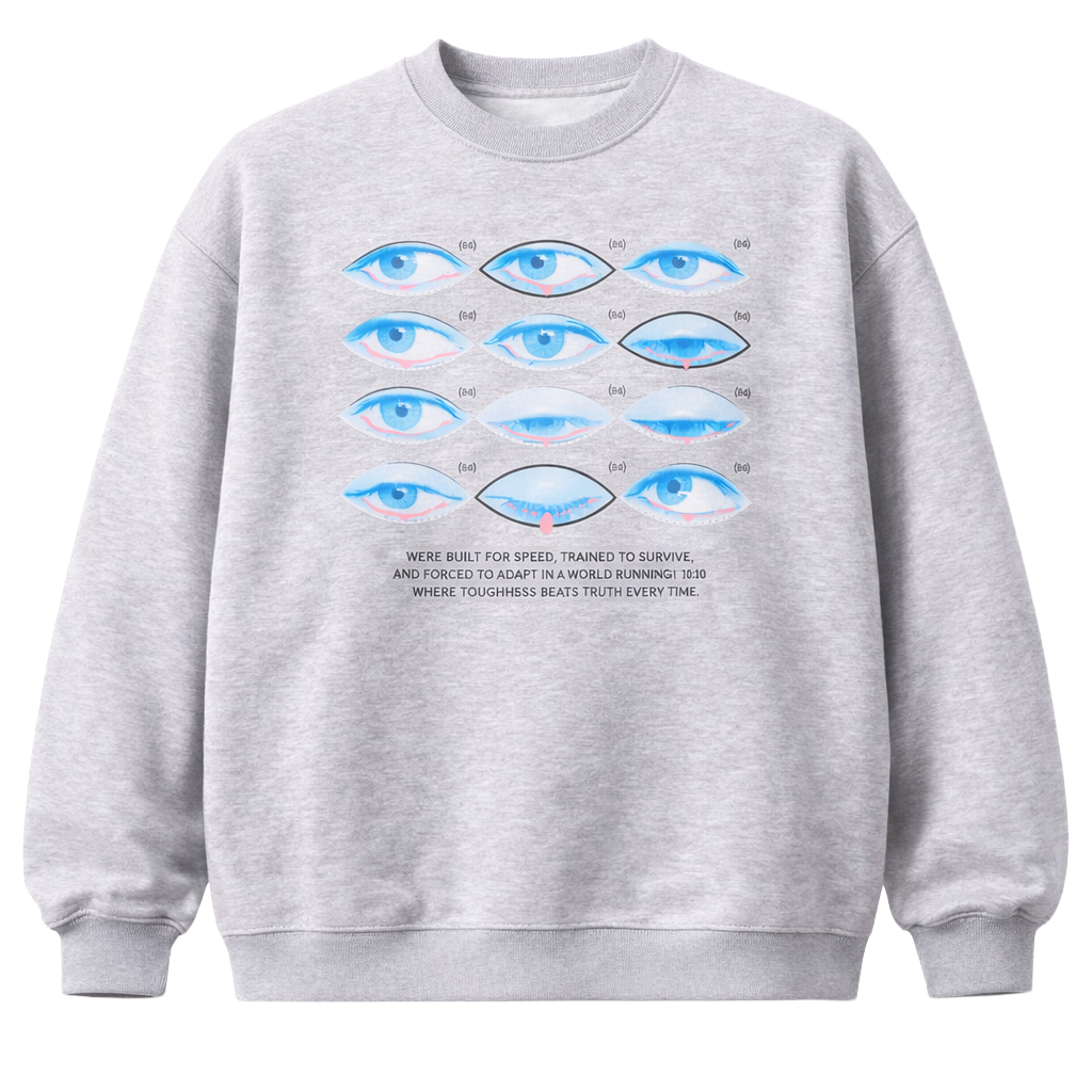 VOICES INSIDE GREY 1010 CREWNECK