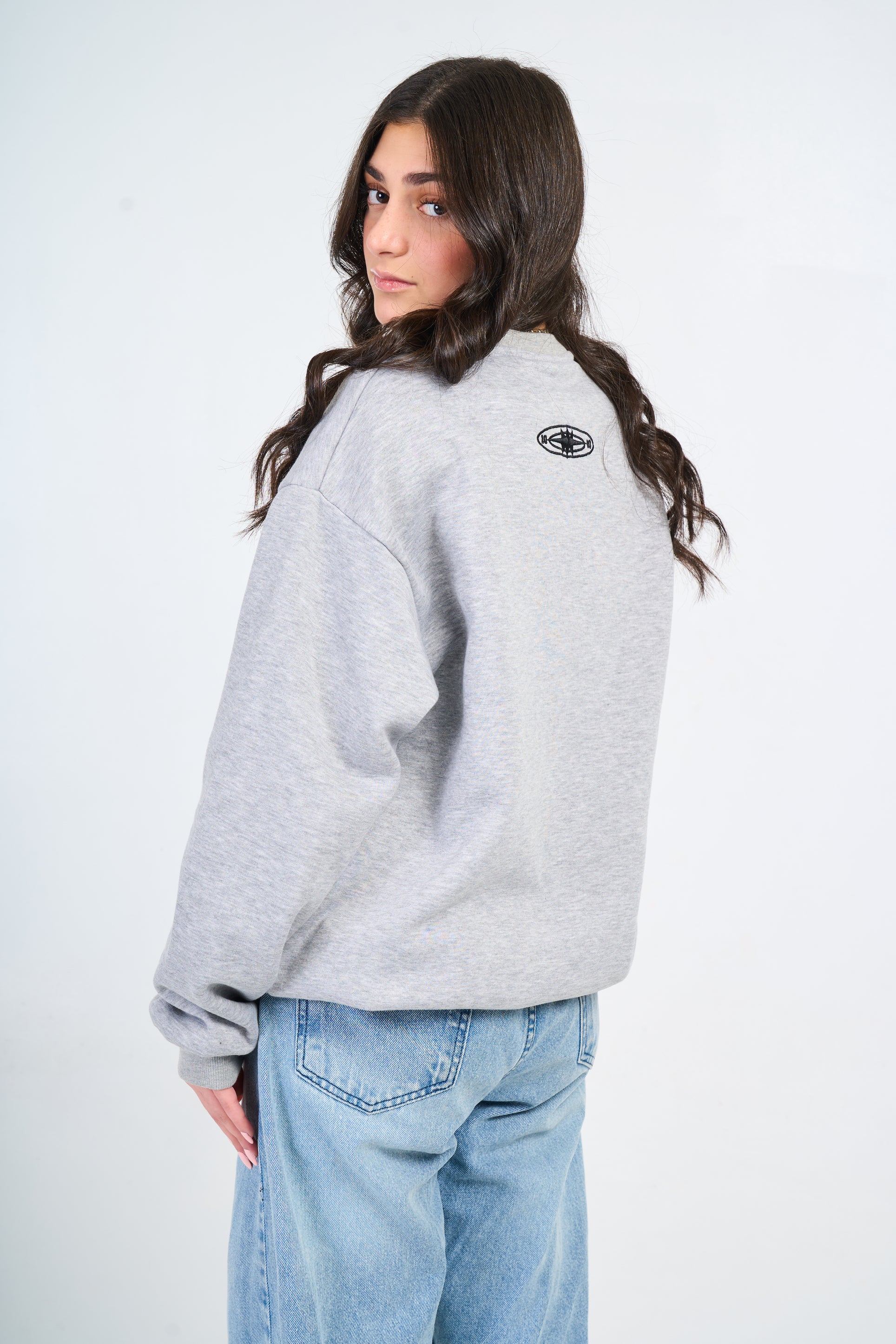 VOICES INSIDE GREY 1010 CREWNECK