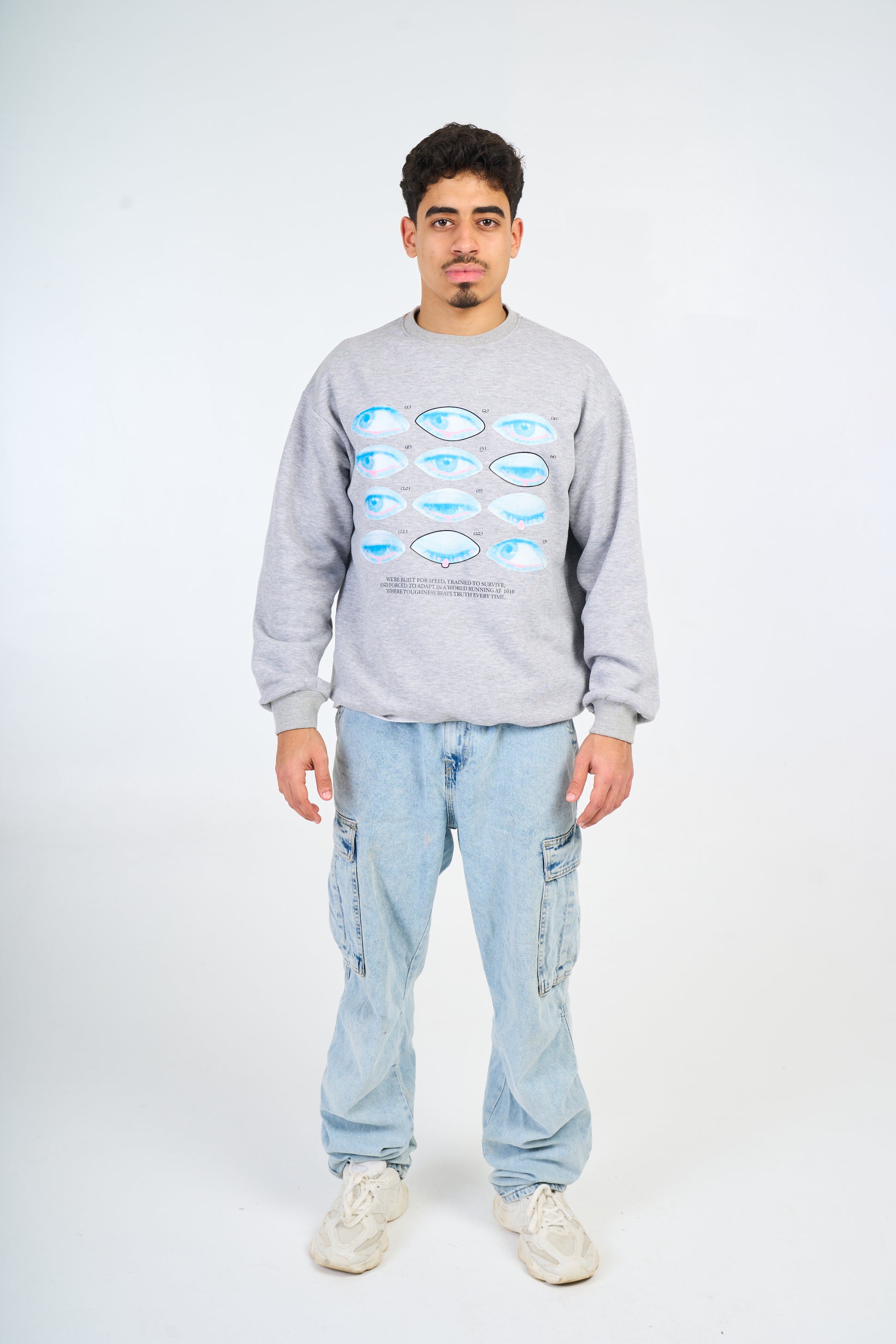 VOICES INSIDE GREY 1010 CREWNECK